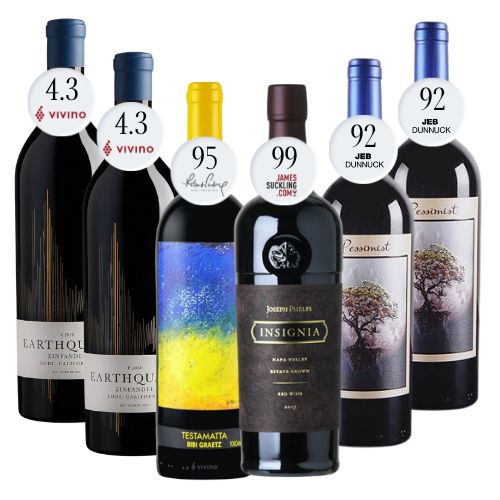 Buy 6 - Bundle Mix Best American Red Wine 12